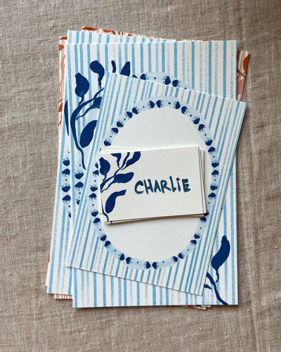 She sells seashells placecards