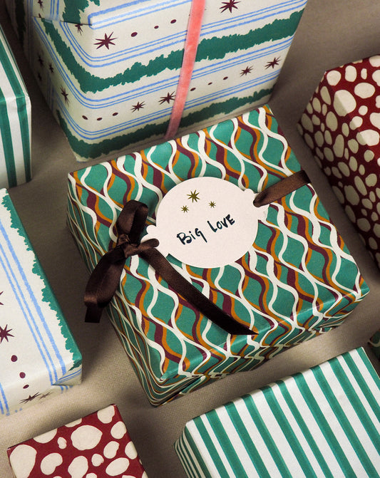 Waves Wrapping Paper
