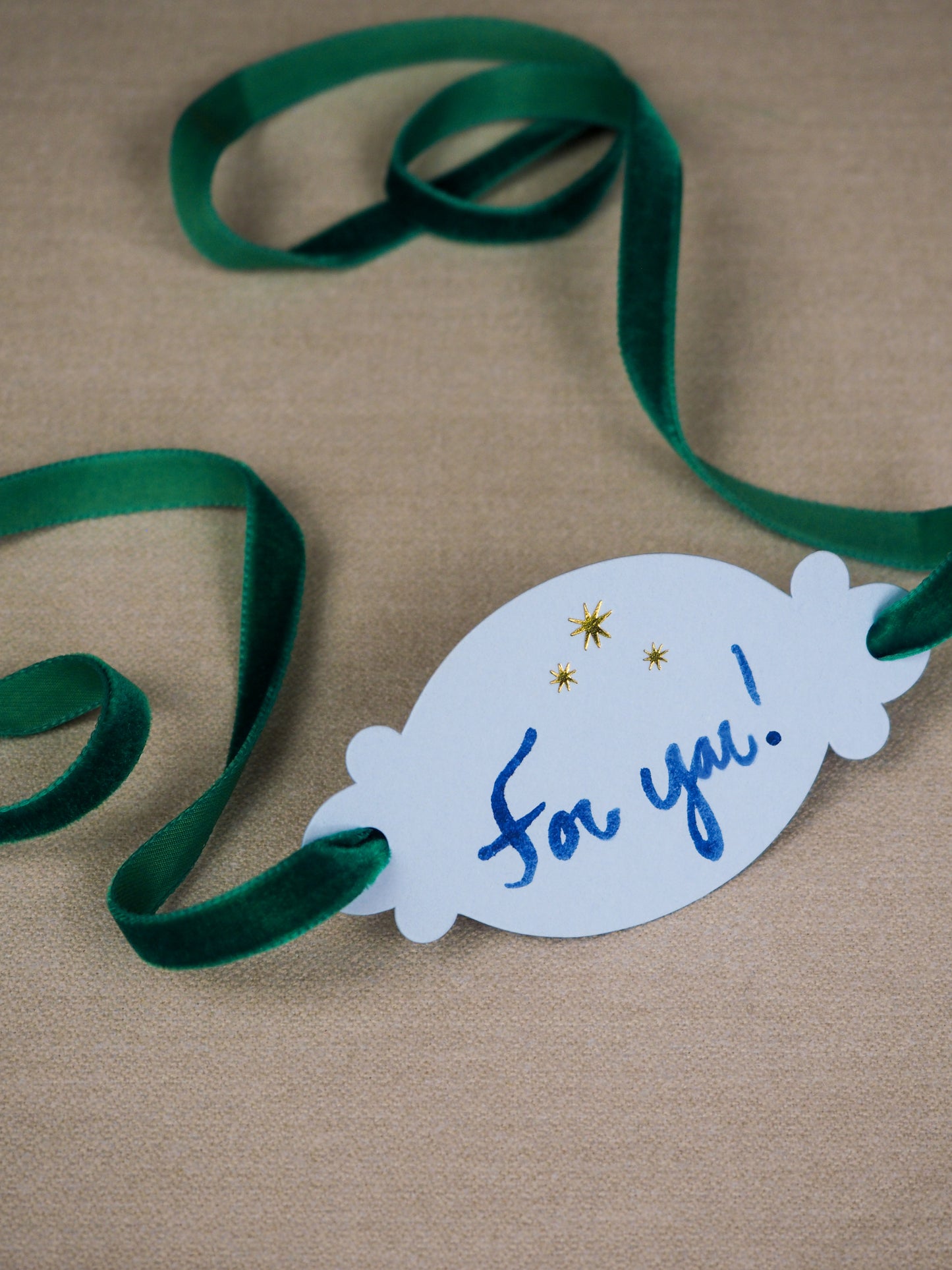 Starburst Gift Tags, Pale Blue