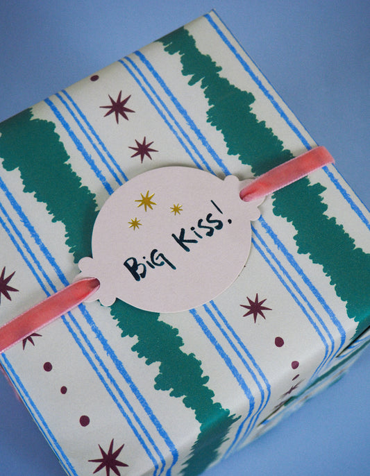 Starburst Gift Tags, Cream