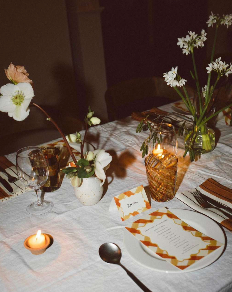 Pretty in Plaid Menus