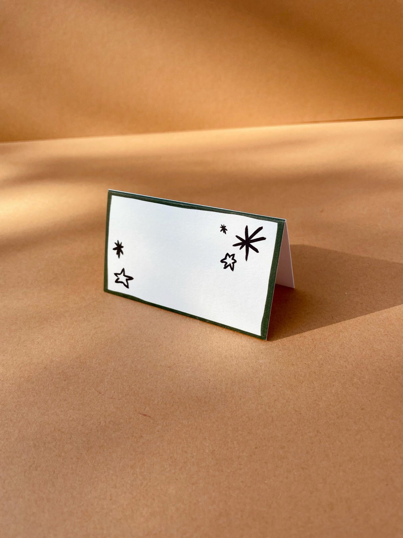 The Green Girls Menu Cards