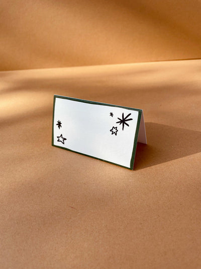 The Green Girls Menu Cards