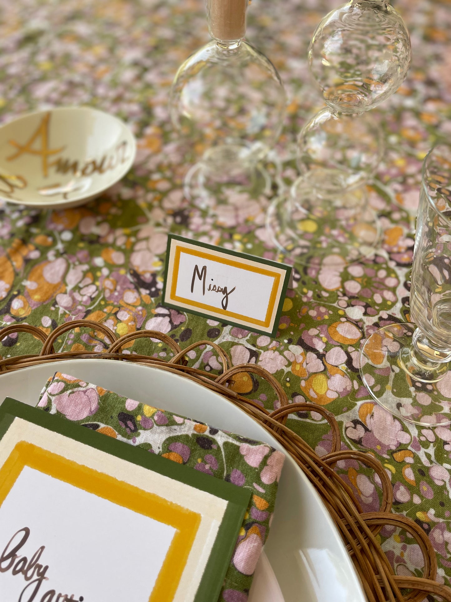 Set in Stripes Placecards