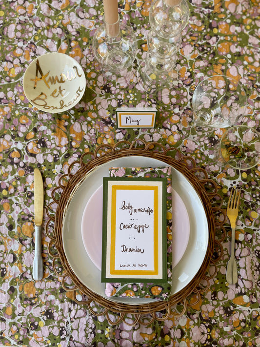 Set in Stripes Menus