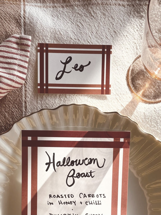 Checked In Placecards