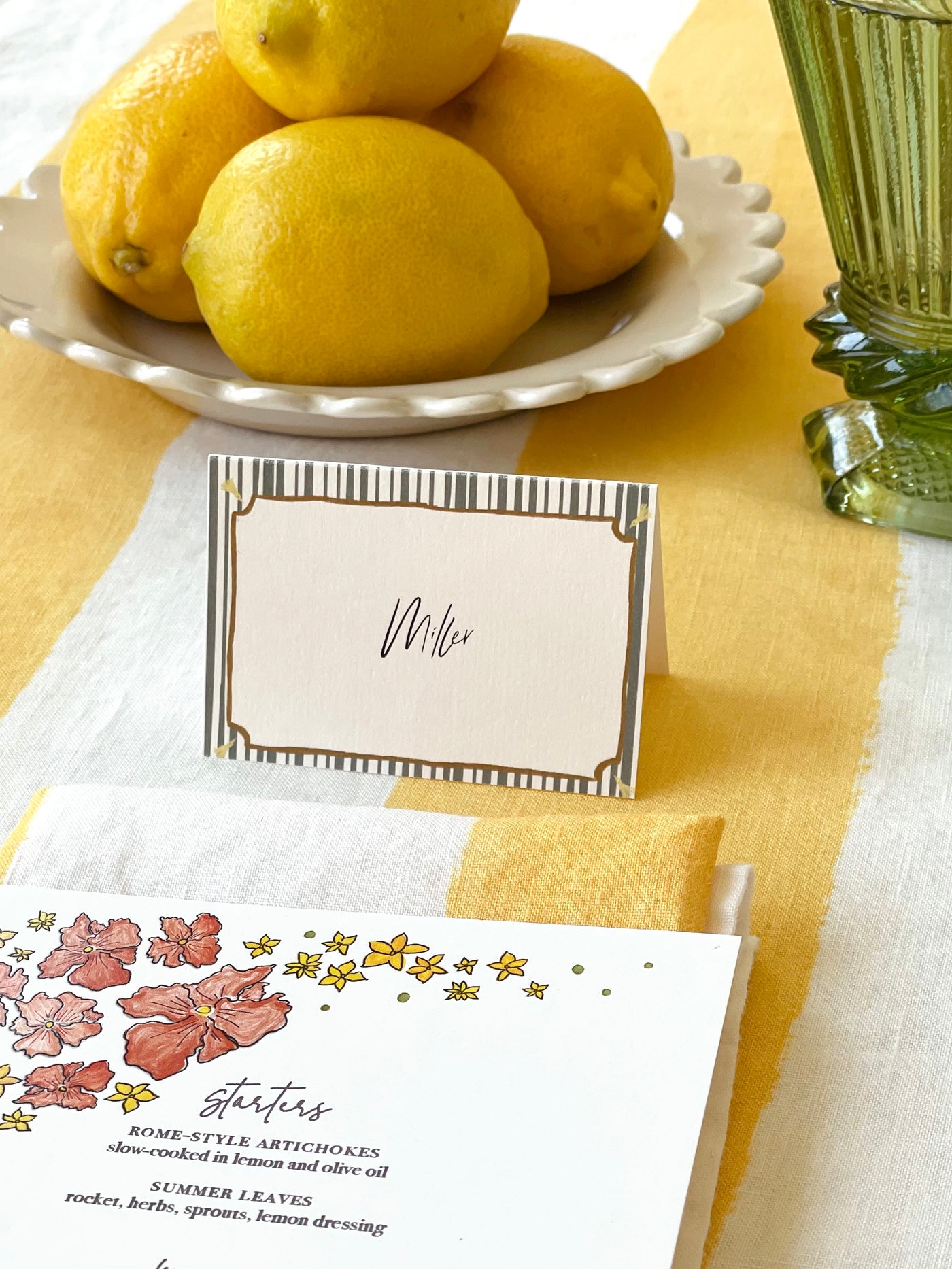 Top Table placecards