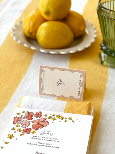 Top Table placecards